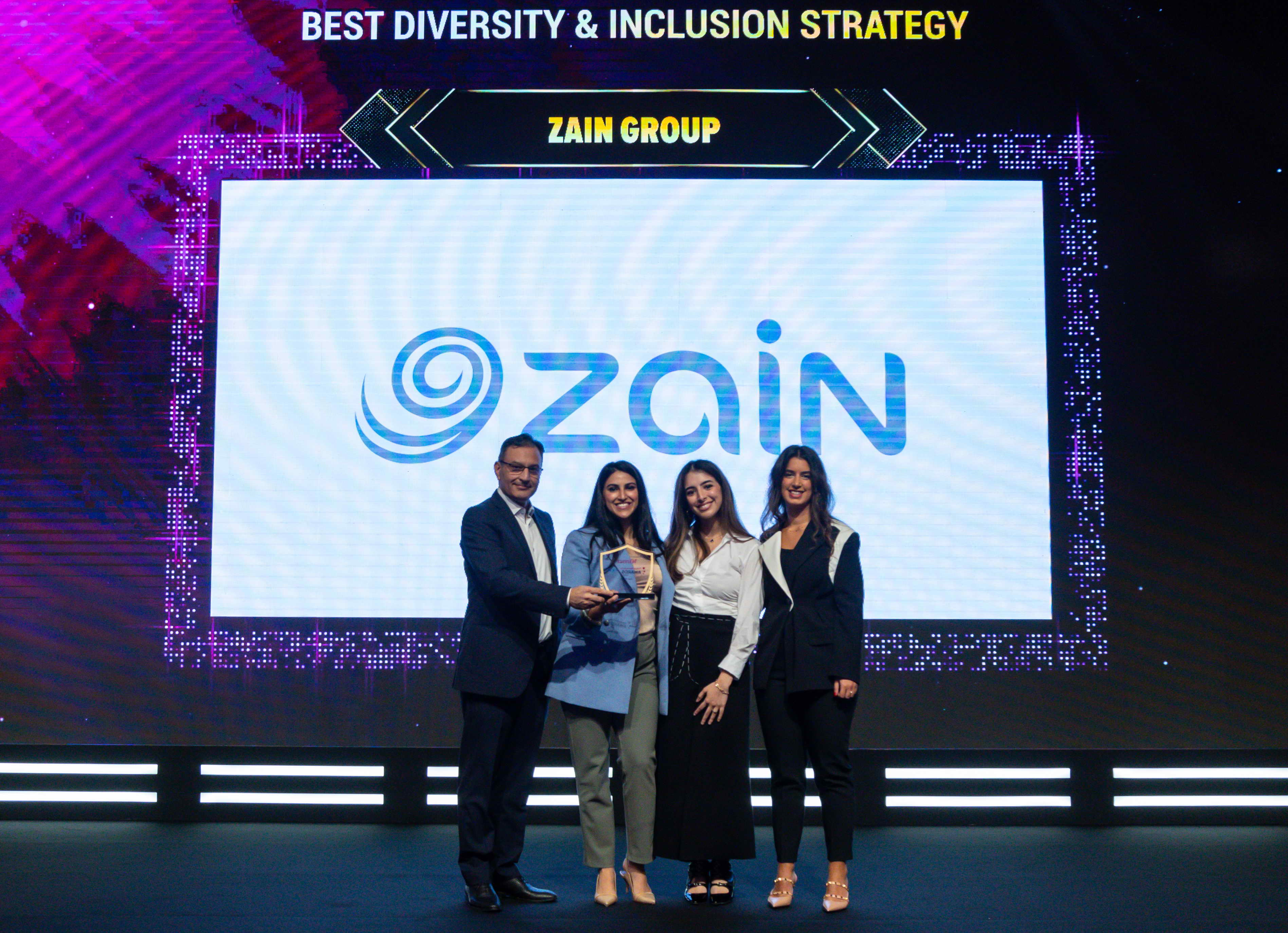 《زين》 تفوز بجائزة أفضل استراتيجية في 《التنوع والاشتمال》على مستوى الشرق الأوسط