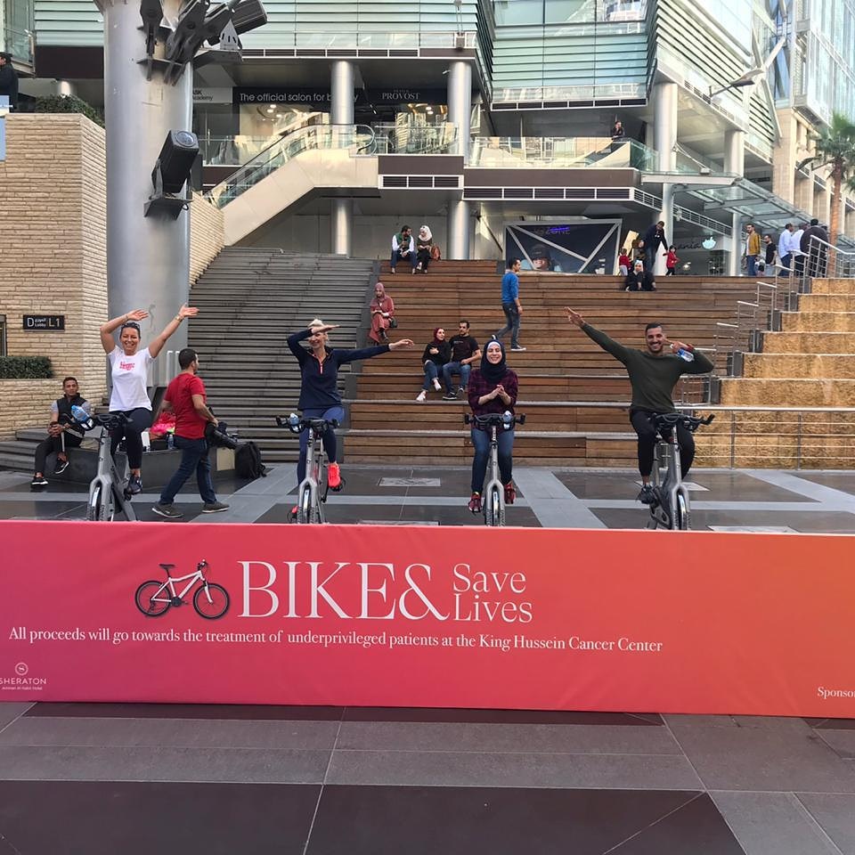 مجموعة فنادق ماريوت الدولية في الأردن تقيم حملة ركوب الدراجات الهوائية الثابتة كجزء من مبادرة &الطريق إلى التوعية& الخيرية السنوية