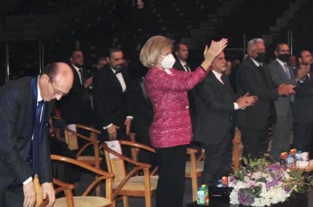 بالصور ... وزيرة الثقافة ترعى أوبريت شعب واحد بجامعة عمان الأهلية