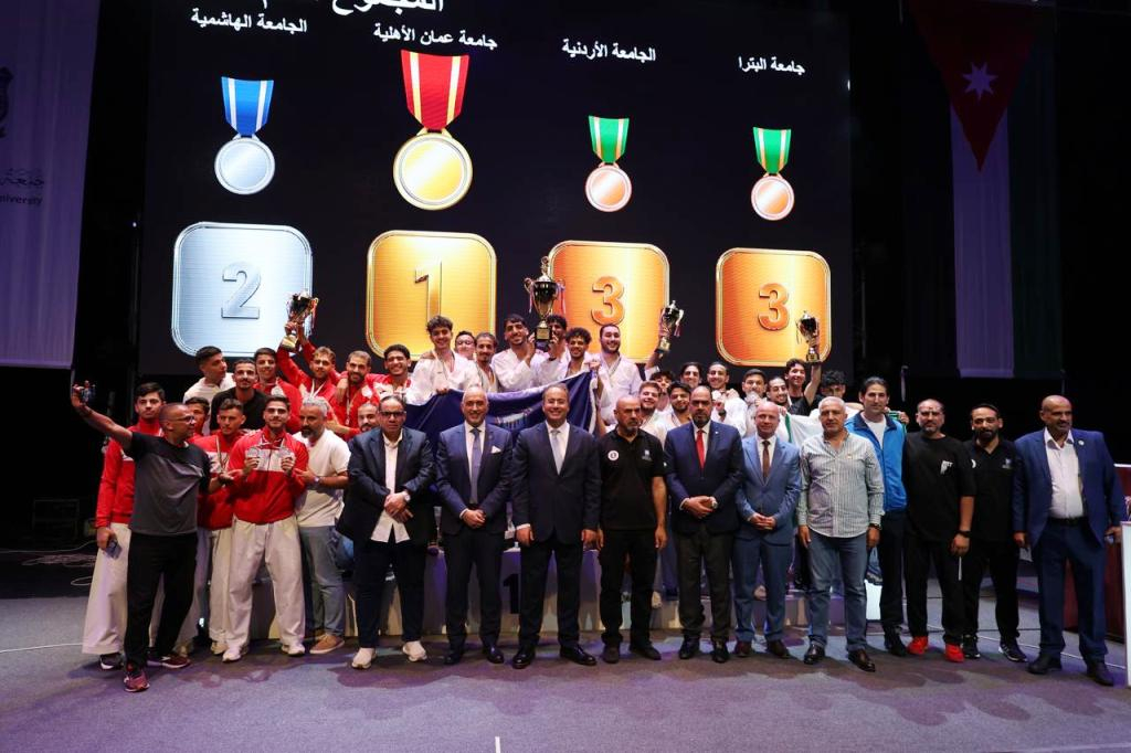 عمان الاهلية بطلة الجامعات الأردنية في الكراتيه للطلاب ووصيفه البطولة للطالبات .. صور