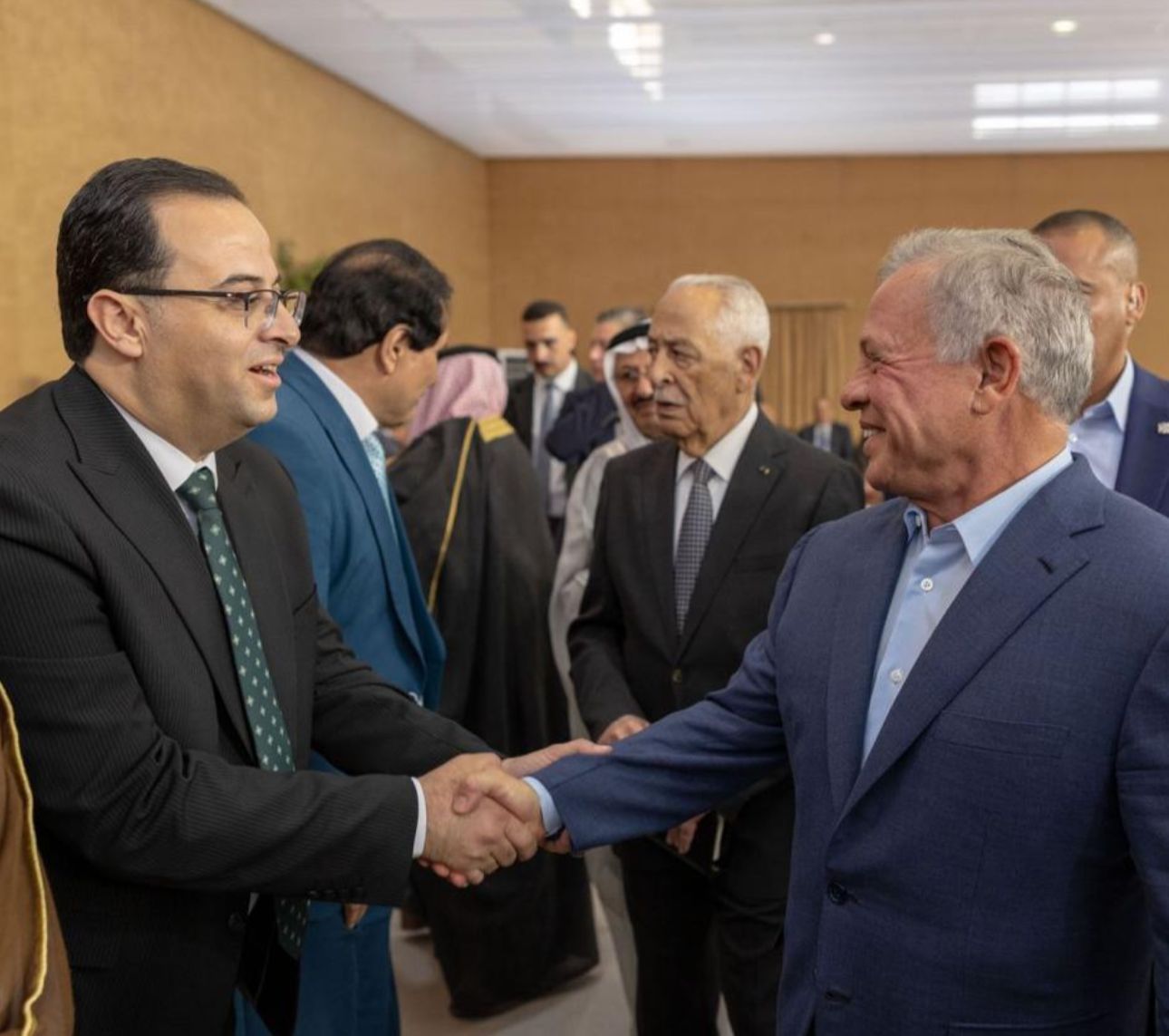 حين يدخل سيد البلاد مدينة الزرقاء 
